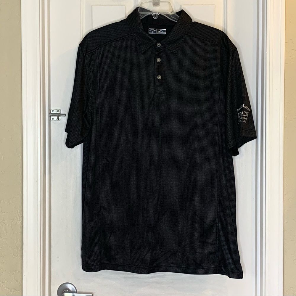Callaway Golf Polo Shirt Black Size XXL